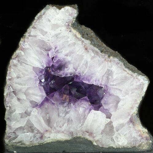 Amethyst & Calcite Geode From Brazil - lbs #34449